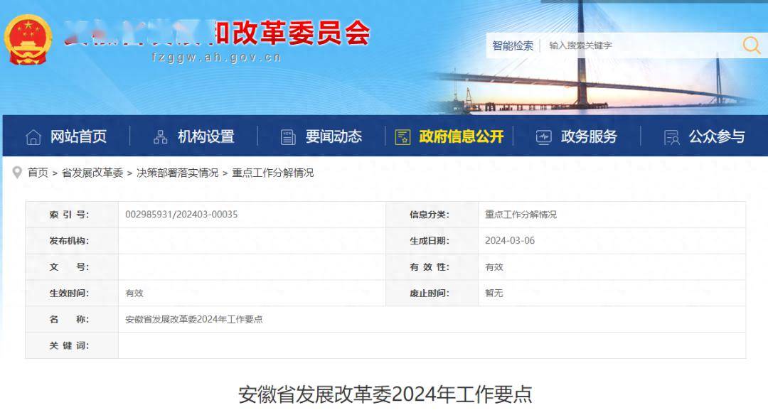 🚀重磅揭秘,安徽省发改委最新发展规划💼